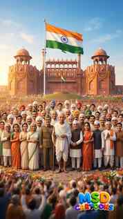 🇮🇳✨ आज़ादी सिर्फ़ एक दिन नहीं, उन लाखों बलिदानों की याद है