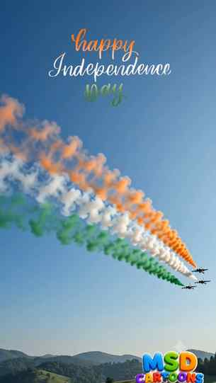 🇮🇳 Aasman mein Tirange ke rang, dil mein Bharat ka garv.
H