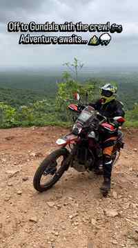 Off to Gundala! 🏍️⛰️
Rain, muddy trails, hill climbs, water