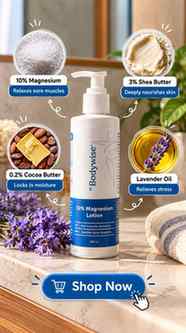 Tired muscles after a long day? 💙
This 10% Magnesium Lotio