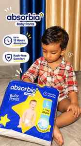 Moms, diaper mein comfort compromise mat karo! 🍼💛
Absorbi