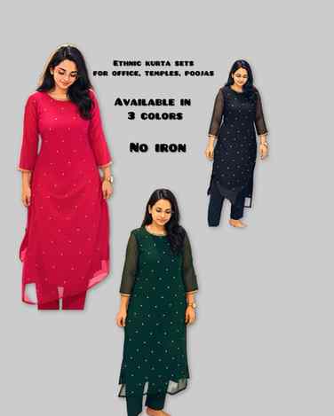 No ironing needed kurta set under budget
.
.
Comment "link"