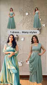 Many looks with just 1 dress.
Day 6/10: Ethnic Elegance
Com