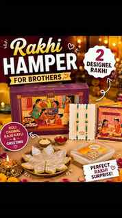 💝 Bhai ke liye perfect Rakhi gift mil gaya! 🥰✨
2 designer 