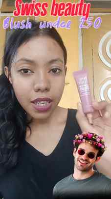 Best blush ever under 250 @officialswissbeauty it's really
