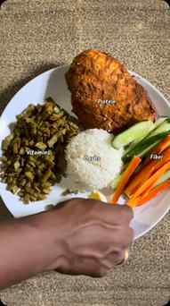 Eat everything at perfect amount !!!