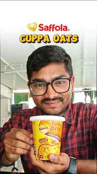 Tried Saffola Cuppa Oats

#midhunverse
#saffolacuppaoats

--
