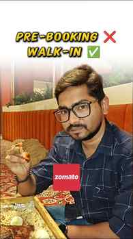 PreBooking ❌ Walk-in ✅ | Zomato Dineout

#midhunverse #zomat