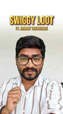 Swiggy Loot Ft. Krimmy thickshake
#midhunverse #krimmythick