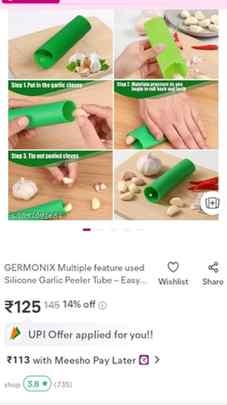 Garlic peel. 125rs removerhttps://affiliate.meesho.com/coll