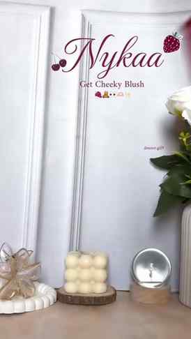 Get cheeky flush look from @mynykaa blush 

#glowingskin #Fl