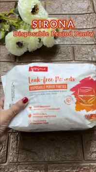 Get night leak free from @sironahygiene incontinence panty