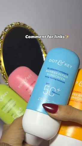 Pick your sunscreen according to your skin type 
,@dotandkey