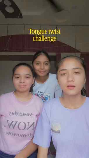 Tongue twist challenge with friends....!!!
.
.
.
.
.
.

#fun
