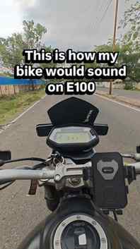 POV: Switched to E100 and my bike suddenly thinks it's a sup