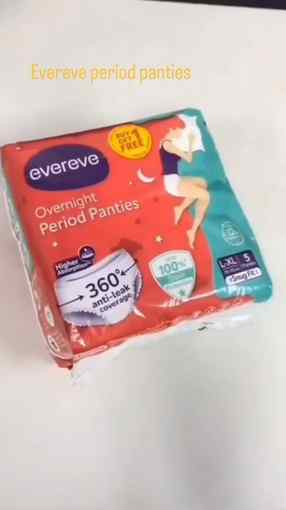 Wear it. Forget it.
Evereve = Freedom from Period Exams.
1 P