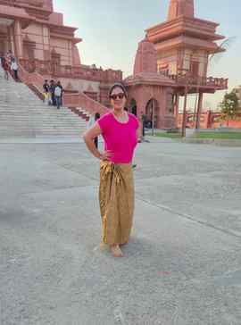 A few months ago, I visited a temple wearing shorts & was as