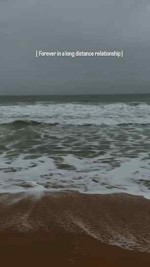 Between the ocean and the sky. We remain connected despite t