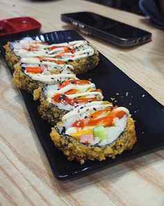 Crispy kimbap