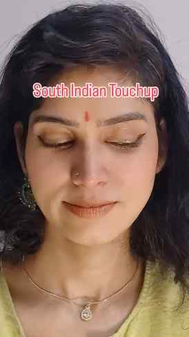 South Indian Touchup
#reels #trending #instagram #makeup