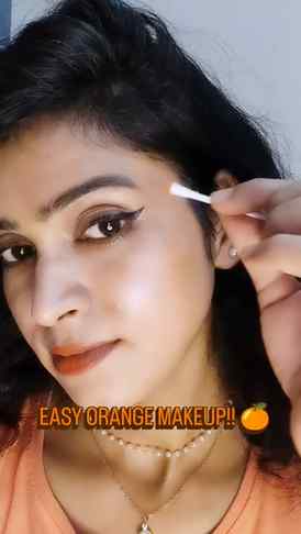 Easy Orange Makeup 🍊
.
.
..
.#reels#trending
#viral
#eyemak