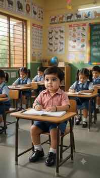 Miku ne banaya zabardast bahana, funny baby , teacher shocke