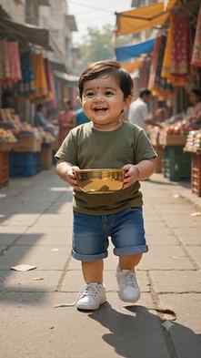 Mast dhandha hai.. #cutebaby #cute #aivideos #viral ...