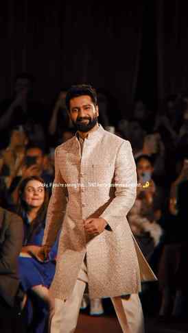 Vicky Kaushal @vickykaushal09 walked in wearing this @falgun
