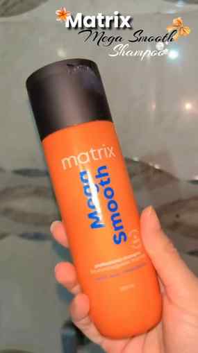 #Ad Matrix Mega Smooth Shampoo + Conditioner is my go-to for