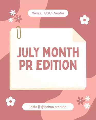 July PR Recap 💌✨
.
11 PR packages. One month. Countless mom