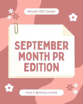 🎀💌 September PR Haul ✨ — a little look at everything that