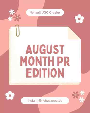August PR dump 📦✨
A little peek at everything I received l
