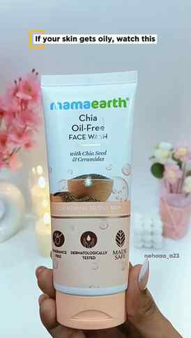 Oily skin girlies, found something for you 🫧💙✨
Mamaearth C