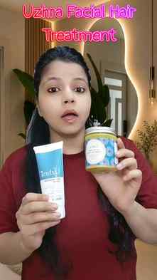 Uzhra facial hair reduction treatment for upper lips, chin,