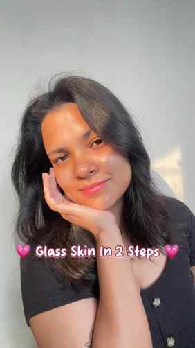 Glass skin in 2 steps 🥰 This viral collagen mask and pore-p