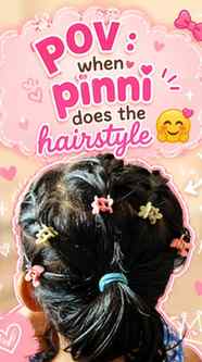 Pinni ke sarigga hairstyle vesukovadam raadhu ipudiki kuda😅
