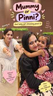 POV: When Mummy and Pinni both come running… but baby alread