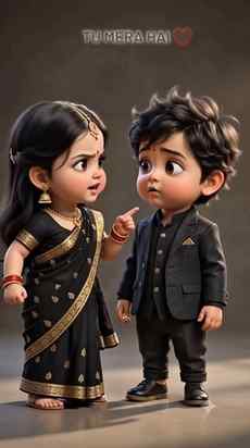 🥰❤️Tu mera hai Mai tuhmari.... tumhe chhodungi nahi. ❤️😂
K