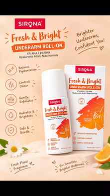 I Love the Sirona Fresh & Bright Underarm Roll-On. Follow An