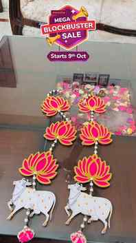 A little festive touch can make your pooja space feel SO bea