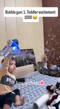 Professional bubble inspector at work 🫧😂 @amazondotin