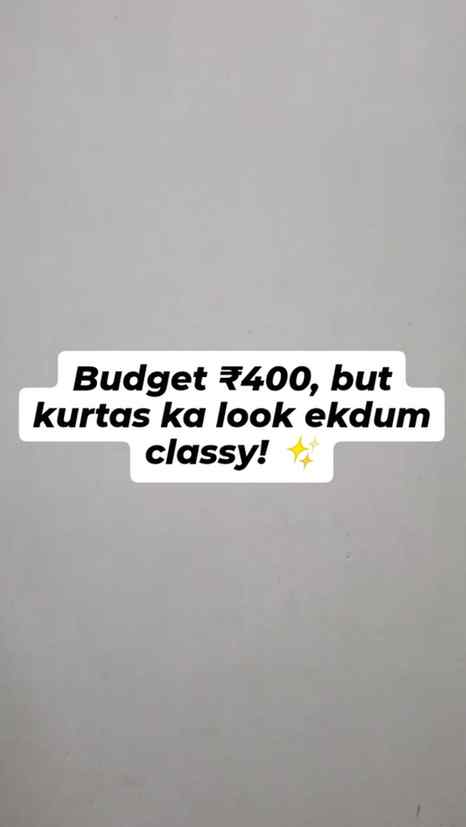 Flipkart Cotton Kurta Haul under ₹400 😍💗
Girls, link chahi