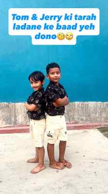 Hum dono hai alag alag..

#cousins #Nanighar #kids #viral