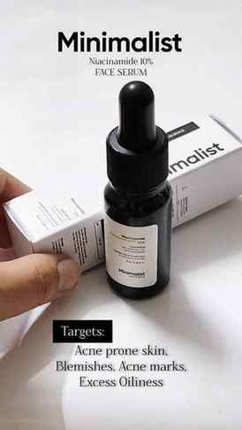10% Niacinamide serum that helps control excess oil, fade ac