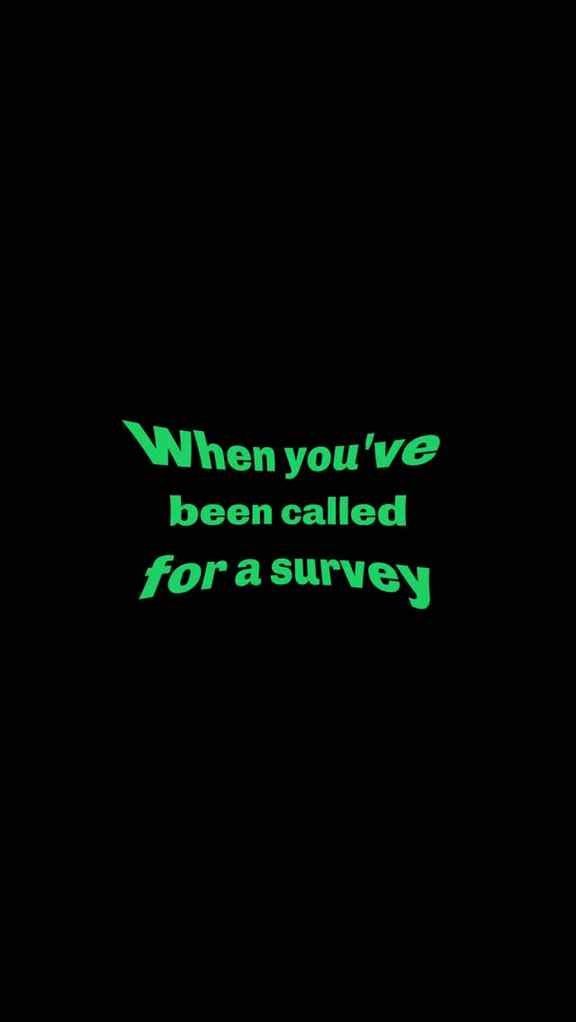 Went for a survey, came back with self-esteem
issues 💀📈
Th