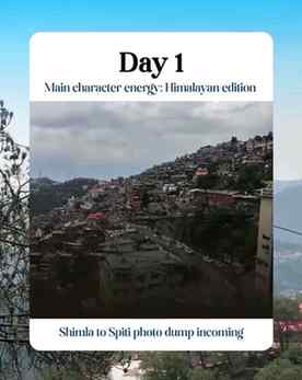 And the journey begins… 🏔️✨
Shimla — our first stop on the