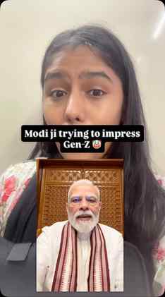 Modi ji trying to impress Gen-Z 🤡😂
.
.
.
#modiji #instagra