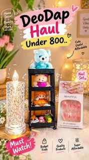Deodap haul under ₹800 😱🛍️
These budget finds are TOO good
