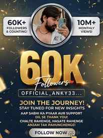 Thanks Instagram family completely 60k followers love u all�