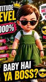 “YE BABY HAI YA BOSS? 😎🔥”